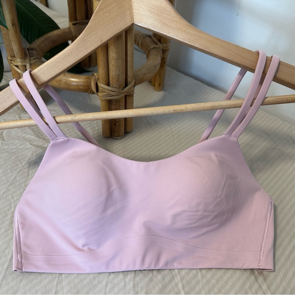 Lululemon Athletica Light Pink Double Strap Cloud Bra